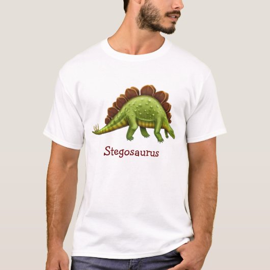 T-shirt préhistorique d'adulte de dinosaure de (Devant)