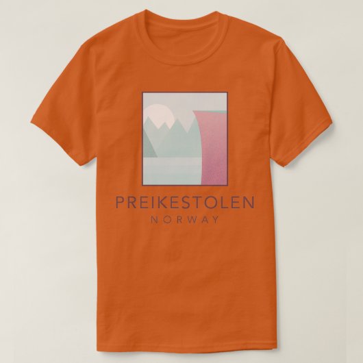 T-shirt Preikestolen Norvège (Design devant)