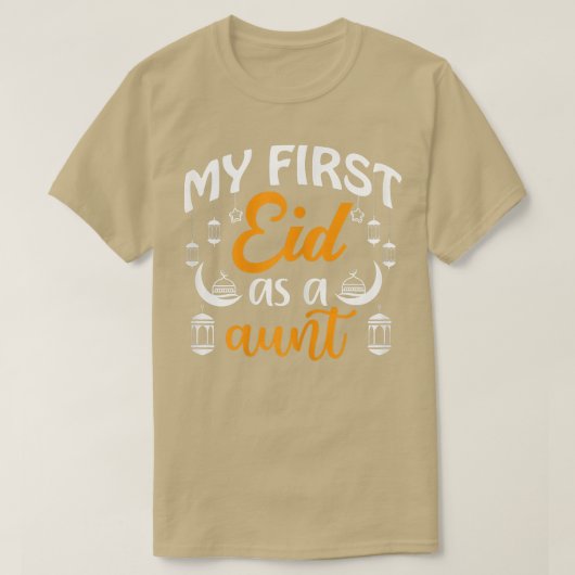 T-shirt Premier Aïd Comme Tante Joyeux Aïd Al Fitr Al Adha (Design devant)