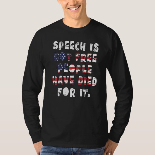 T-shirt Premier amendement sur la liberté d'expression (Devant)