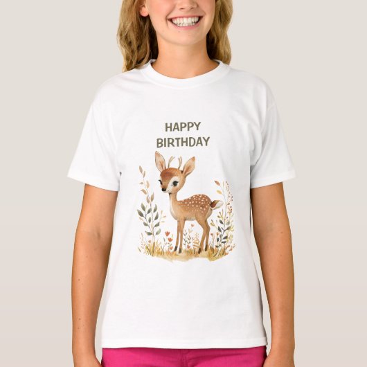 T-SHIRT PREMIER ANNIVERSAIRE DE BÉBÉ (Devant)