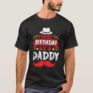T-shirt Premier Anniversaire En Tant Que Père Papa Party P