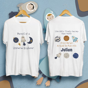 T-shirt Premier anniversaire, Première orbite autour du so