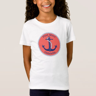 T-Shirt Premier compagnon d'Ancre de corail nautique de