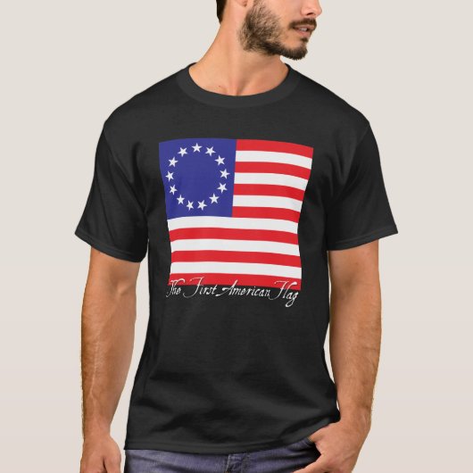 T-shirt premier drapeau (Devant)