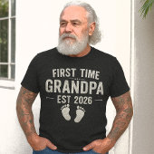 T-shirt Premier Grand-Père Est. 2026 | Nouveau grand-paren