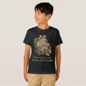 T-shirt Premier Jésus Pense Un Délice Cute Bow Toad Frog (Devant entier)