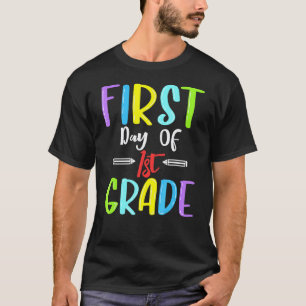 T-shirt Premier Jour De 1Re Année De Primaire Retour À L'É