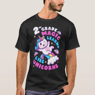 T-shirt Premier Jour De 2E Année, Retour À L'École, Fille,