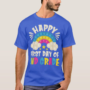 T-shirt Premier Jour De 2E Classe Retour À L'École Pop It
