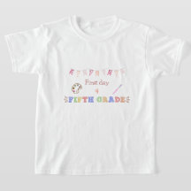 Premier jour de 5e année Thème d'art chemise