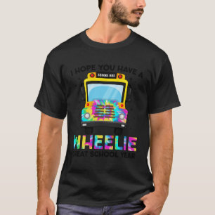 T-shirt Premier Jour De Conduite D'Autobus Scolaire Retour