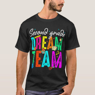 T-shirt Premier jour de la deuxième année équipe de rêve C
