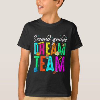 T-shirt Premier jour de la deuxième année équipe de rêve C