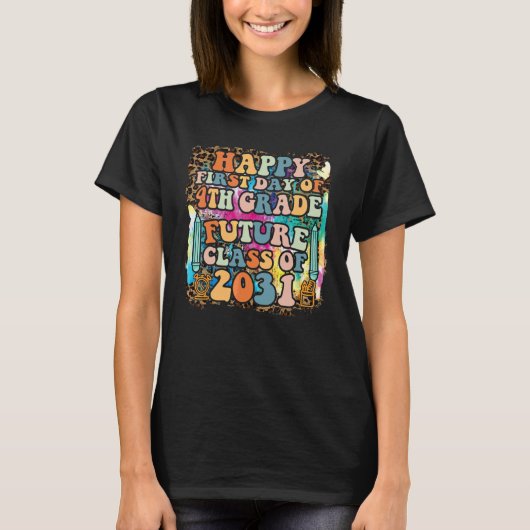T-shirt Premier Jour De La Future Classe De 4e Promotion 2 (Devant)