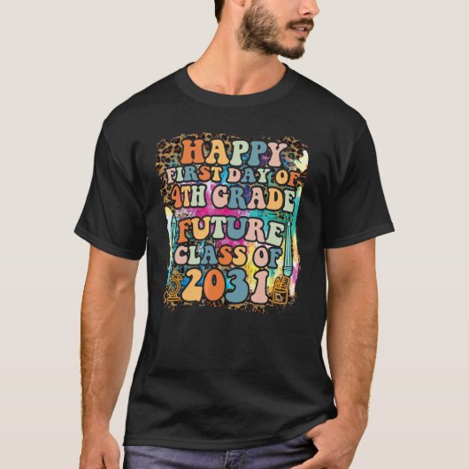 T-shirt Premier Jour De La Future Classe De 4e Promotion 2 (Devant)