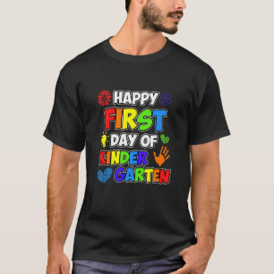 T-shirt Premier Jour De La maternelle Enseignants Graphi