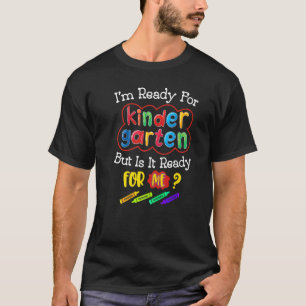 T-shirt Premier Jour De La Maternelle Retour À L'École Bon