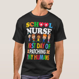 T-shirt Premier Jour De L'Attrapage De Minuscules Humains