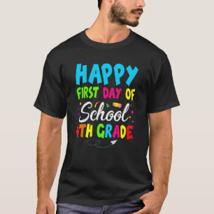 T-shirt Premier Jour De L'École 4E Année Pour Garçon Enfan