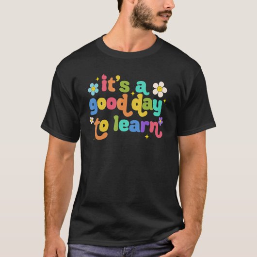 T-shirt Premier jour de l'école C'est un bon jour pour app (Devant)