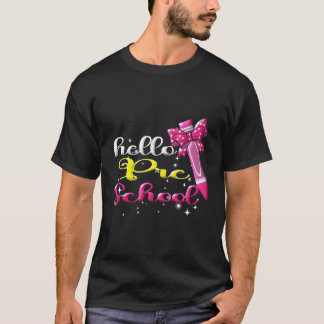 T-shirt Premier Jour De L'École Préscolaire Ici Je Viens P