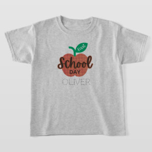 T-shirt Premier jour de l'école retour à l'école pomme per