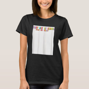 T-shirt Premier jour de l'école Signer Mon signe mon école