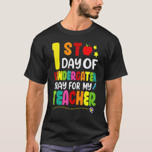 T-shirt Premier Jour De Maternelle Priez Pour Ma Maîtresse
