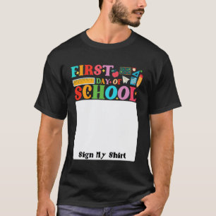 T-shirt Premier jour de rentrée des classes Enseignants Él