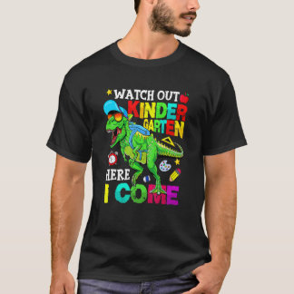 T-shirt Premier Jour D'école Attention Maternelle J'arrive