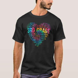 T-shirt Premier Jour D'école En 3e Année Enseignant Élèves