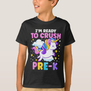 T-shirt Premier jour d'école maternelle Je suis prêt à écr