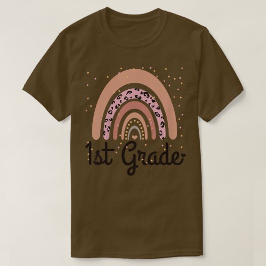 T-shirt Premier jour d'école pour les filles retour à l'éc (Design devant)