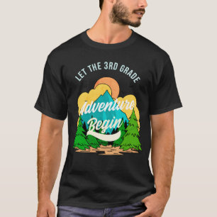 T-shirt Premier Jour D'École Professeur De 3e Année Remerc