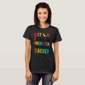 T-shirt Premier Jour D'Enfance Priez Pour Mon Professeur D (Devant entier)
