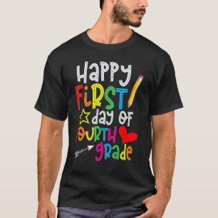 T-shirt Premier Jour D'Enseignant De Quatrième Année Retou