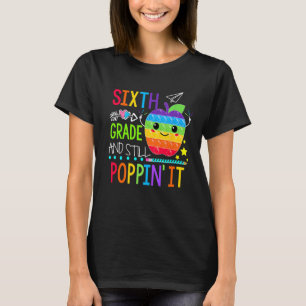 T-shirt Premier Jour Sixième Année Presse-Le Retour À 6E A