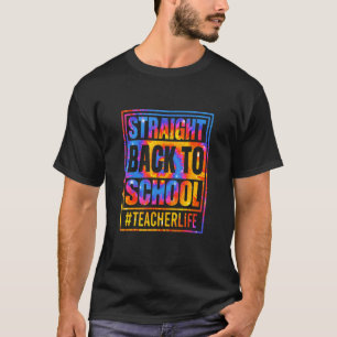 T-shirt Premier Jour Tout Droit Retour À L'École Cravate D