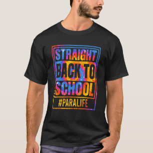 T-shirt Premier Jour Tout Droit Retour À L'École Para Crav
