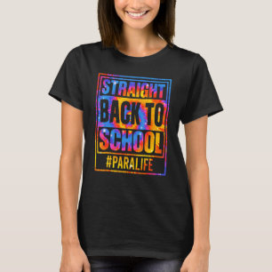 T-shirt Premier Jour Tout Droit Retour À L'École Para Crav