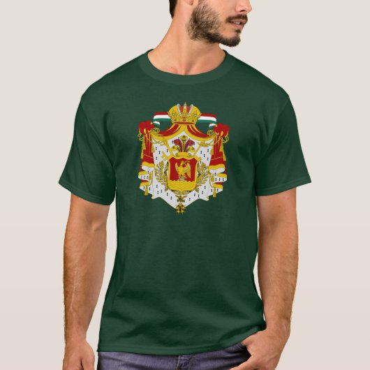 T-shirt Premier manteau d'empire des bras mexicain (Devant)