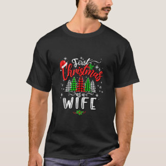 T-shirt Premier Noël Comme Femme Famille Couples Xmas Ligh