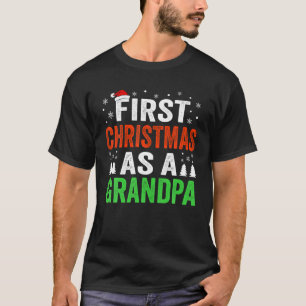 T-shirt Premier Noël Comme Grand-Père Nouveau 1Ère Arme