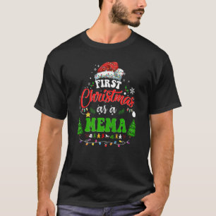 T-shirt Premier Noël Comme Mème Fête Santa Hat Groov