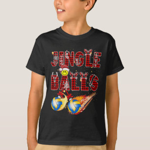 T-shirt Premier Noël Comme Papa Jingle Volleyball Papa Onc