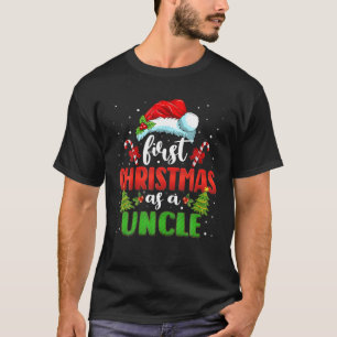 T-shirt Premier Noël Drôle En Tant Qu'Oncle Faire-part S