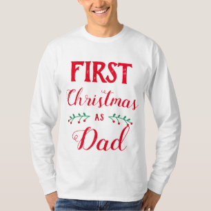 T-shirt Premier Noël en famille papa correspondant au text