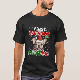 T-shirt Premier Noël En Français Maman Père Noël Parent