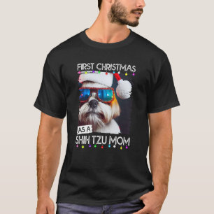 T-shirt Premier Noël en tant que mère chiite Tzu